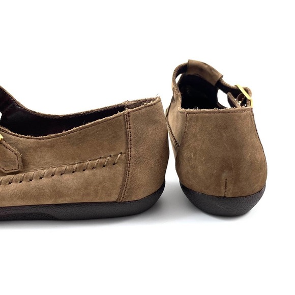 70's suede woven moccasin flats by POSITIVELY PEPPERS - Picture 9 of 13